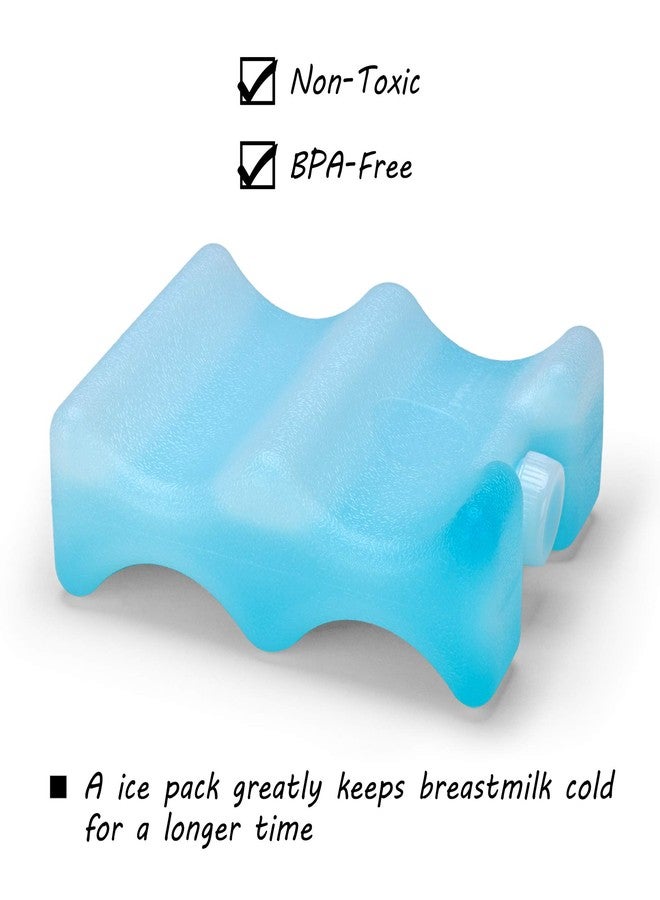 CURMIO Bottle Ice Pack for Breastmilk Storage Bag, Reusable Ice Pack for Breastfeeding Working Moms (Pack of 1) - Image 2